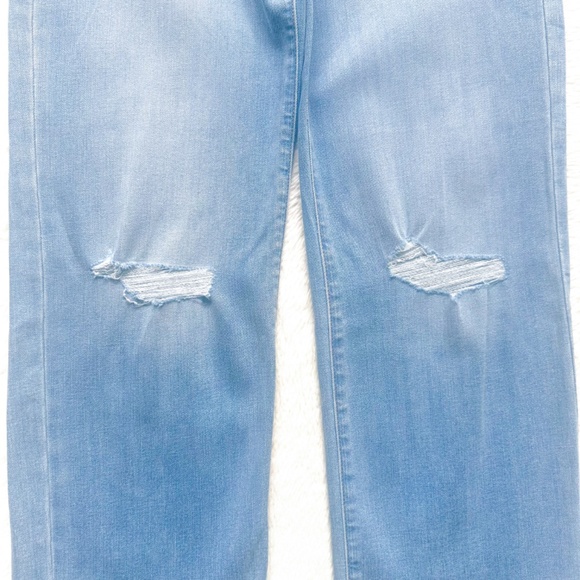 HUDSON Noa Midrise Straight Leg Crop Suri Light Wash Rayon Stretch Jeans - Picture 4 of 11